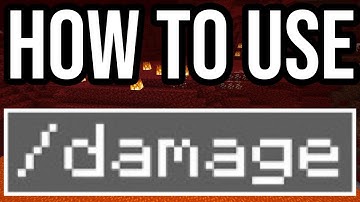How To Use /Damage Command In Minecraft
