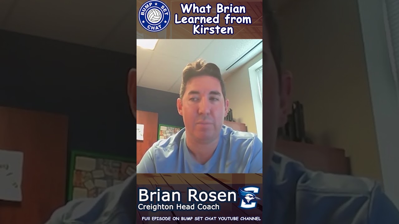Creighton volleyball coach Brian Rosen and what he learned from Kirsten Bernthal Booth