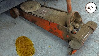 Leaky Vintage Floor Jack Restoration (Hein Werner)