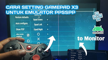 CARA SETTING GAMEPAD X3 UNTUK EMULATOR PPSSPP | EFOOTBALL PES 2025 PPPSAPP POV GAMEPLAY TEST