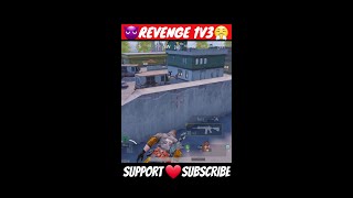 🔥Wait for Revenge 1v3 🥵🤯 #bgmi #pubg #shorts #viralshorts #pubgmobile #gamingshorts #trendingshorts