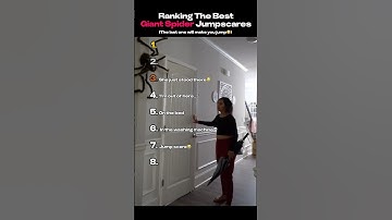 Ranking The Best Giant Spider Jumpscares