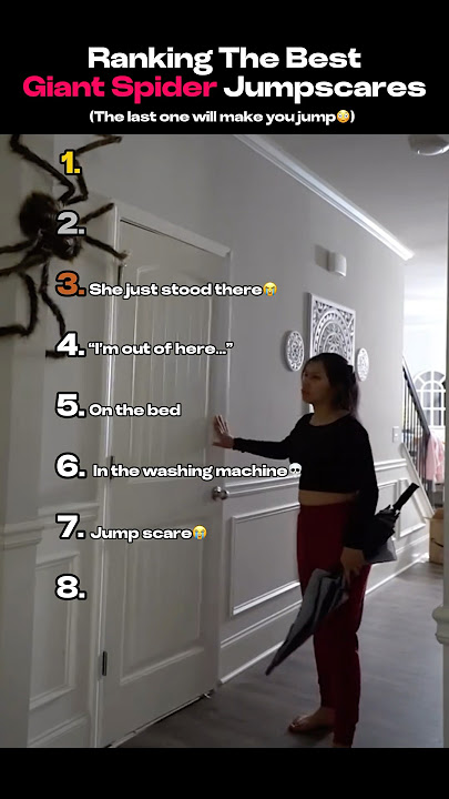 Ranking The Best Giant Spider Jumpscares