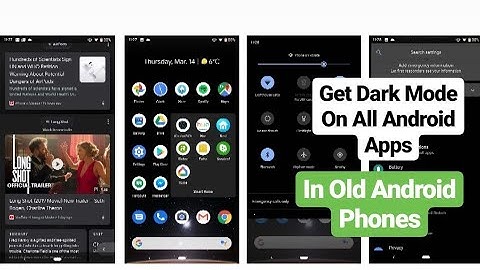 Enable Dark Mode On All Compatible Apps | In Old Android Phones