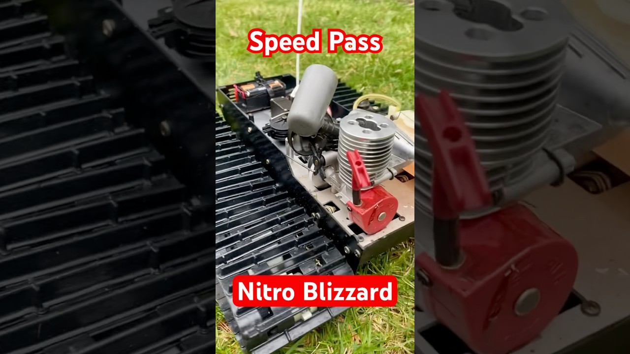 C*y様 NITRO BLIZZARD 10エンジン搭載 How fast is it? Kyosho Nitro Blizzard Drives and Hits the 2-Speed