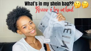 Shein try-on haul | Botswana YouTuber