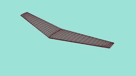 Texas A&M Computational Fluid Dynamics (CFD) Model of a Morphing Wing