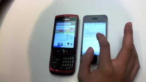 iPhone 4S vs. BlackBerry Torch 9800 (Browser Test)