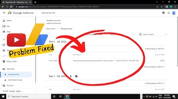 How to solve automatic payment pending issue in google adsense