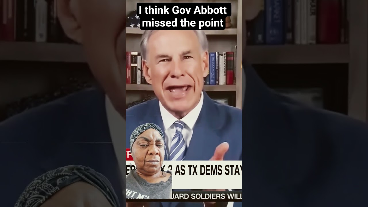 Gov Abbott calls the Democrats chickens? 
