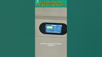 Customized LTO Energy Storage System #lithiumbattery