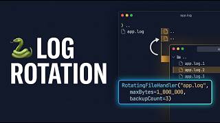 105 🐍 Python Log Rotation Explained | RotatingFileHandler Tutorial