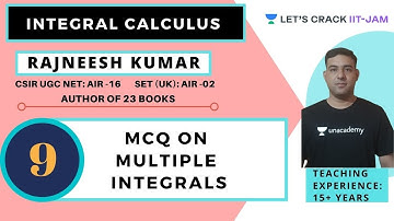 Integral Calculus | MCQ On Multiple Integrals | Maths for IIT JAM 2021 | Rajneesh Kumar