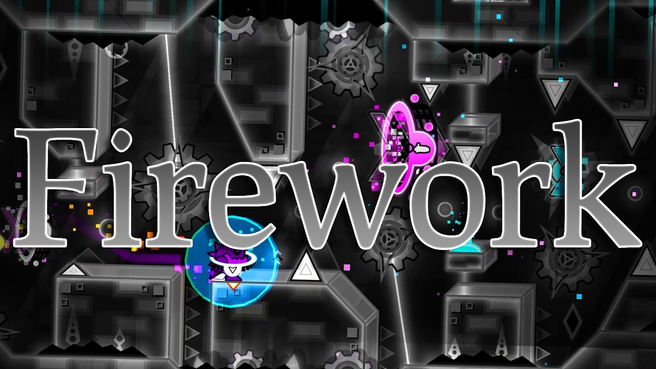 Geometry Dash Firework completion with the clicks - YouTube