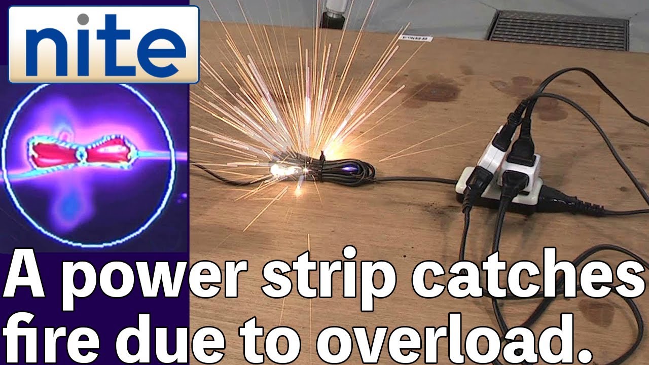 nite-ps】Power strip and extension cord:2.A fire starting from a