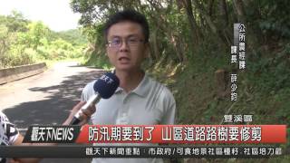 1050701觀天下新聞HD06 雙溪區防汛期要到了 山區道路路樹要修剪