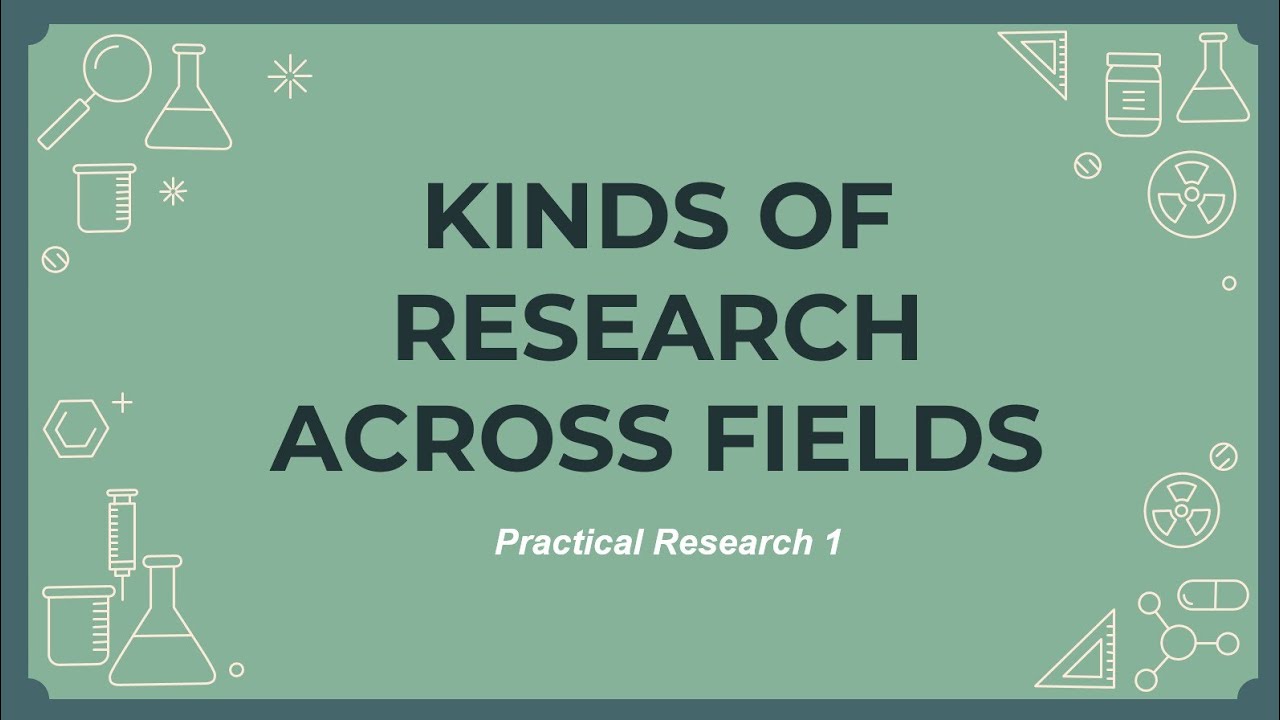 the kind of research across fields