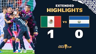 Extended Highlights: Mexico 1-0 El Salvador - Gold Cup 2021