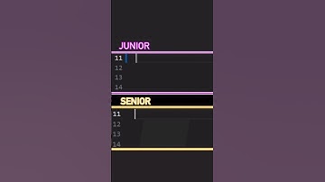 Junior vs senior developer #frontend #coding #css #html #shorts #viral #video #web #dev #codin_sunil