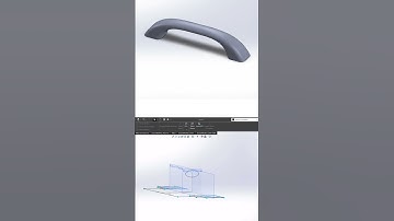 How To Make Door Handle in Solidworks #solidworks #solidworks3d #solidworks_modeling #solidmodeling