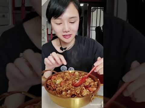 Asmr Eating Eating Smoky, Hot friend Rice | Asian Mukbang asmr bigo live