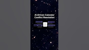 AI-Driven Calendar Conflict Resolution #ai #artificialintelligence #machinelearning #aiagent