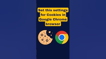 Set this settings for Cookies in Google Chrome browser #shorts 😍💙 #chrome