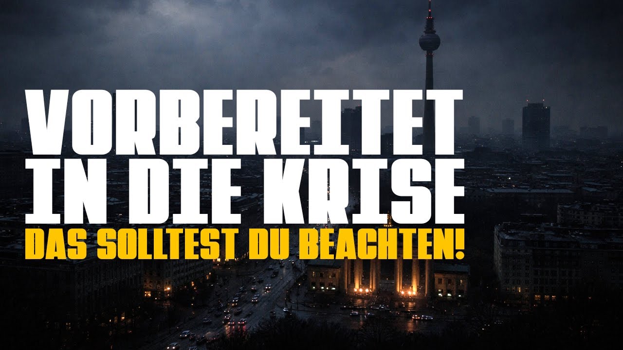 Vorbereitet in die Krise | DAS solltest du beachten! 