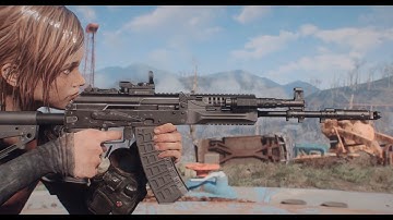Fallout 4 Weapon Mods - AK400 Assault Rifle (Standalone)