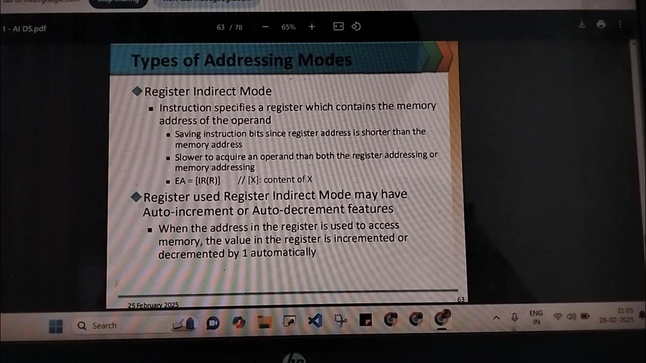 COA • Addressing Modes - Part 1/2 - YouTube