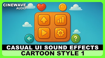 Casual UI Sound Effects – Cartoon Style 1 | 200+ UI sound | CineWave Audio | FAB | Unity Asset Store