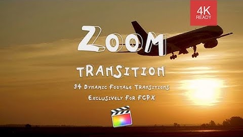 Zoom Transitions Final Cut Pro Templates