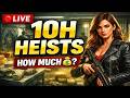 GTA 5 Online Enhanced | 10H HEIST MARATHON 💰 Only Heists, Maximum Payout (Road to $1B)