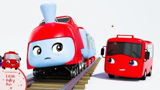 Buster And The Sleepy Train Red Buster Bus Anime Fun Kids Show