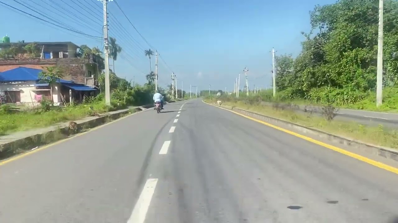 Beautiful road -Biratchowk to Biratnagar