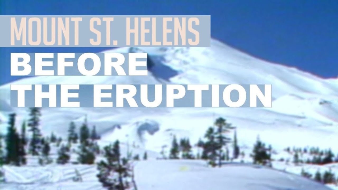 RAW VIDEO: MOUNT ST. HELENS MARCH, 25TH 1980. 54 DAYS BEFORE THE ERUPTION.