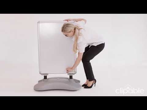 How to set up a Water Base Pavement Sign - WPG7 - video from Ukpos