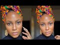 EMBRACING MY #Melanin || NATURAL EVERYDAY MAKEUP TUTORIAL  For #woc  BLACK/BROWN SKIN .