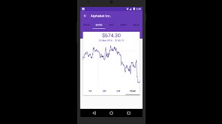Stock Hawk - Udacity Android Nanodegree, Project 3 screenshot 5
