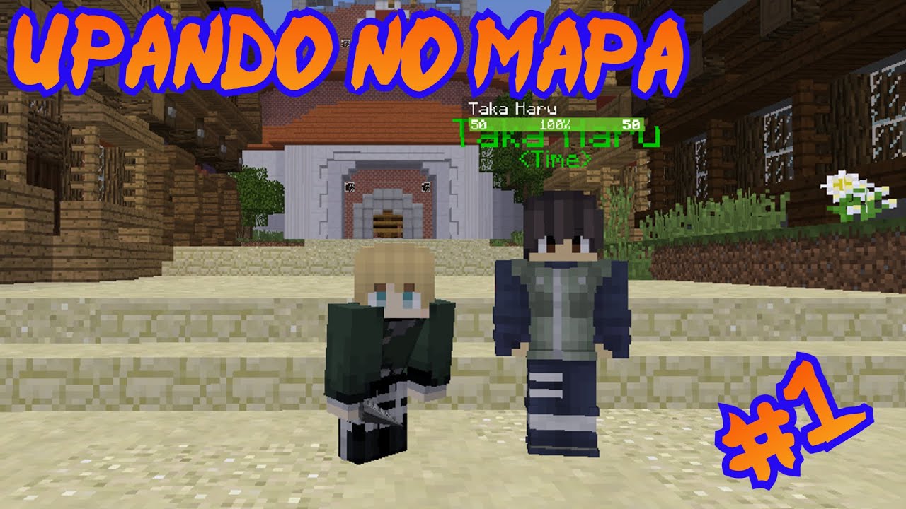 NarutoAnimeMod Map com missões e NPCs Minecraft Map