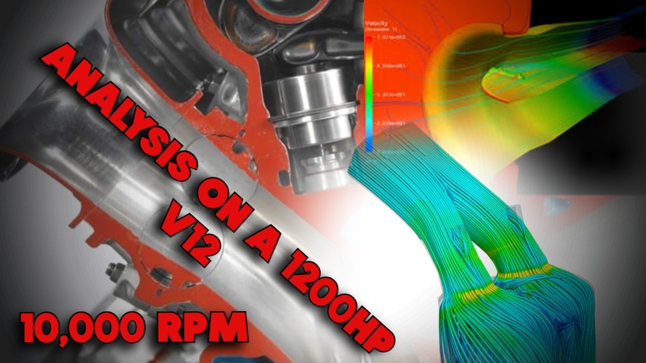 1200HP 10,000 RPM Naturally Aspirated V12 Induction Analysis: Airspeed, Harmonics & Runner Design