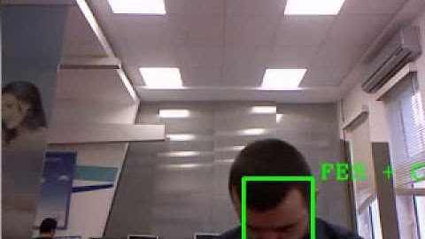Face detection and tracking results