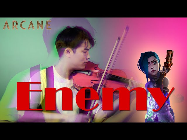 『Enemy / Imagine Dragons × J.I.D』Arcane: League of Legends Theme Song┃BoyViolin Cover class=