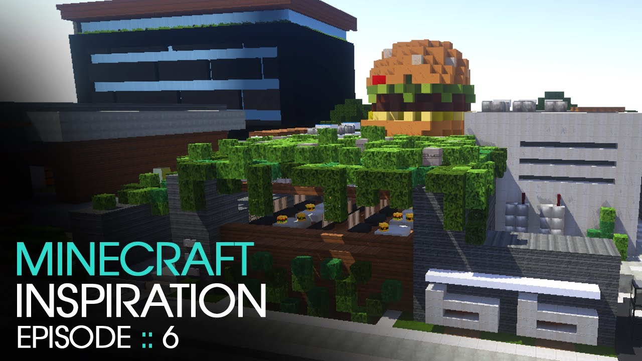 Minecraft Inspiration w/ Keralis :: Modern Burger Restaurant