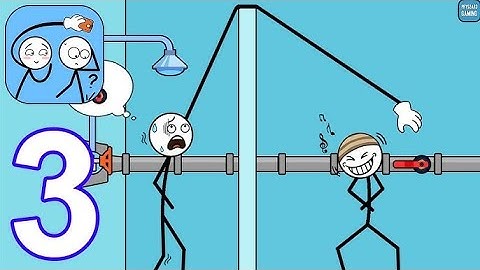 Thief Puzzle|(WEEGOON)-Level-171-180-Android Gameplay Walkthrough-Funny Stickman Brain Puzzle