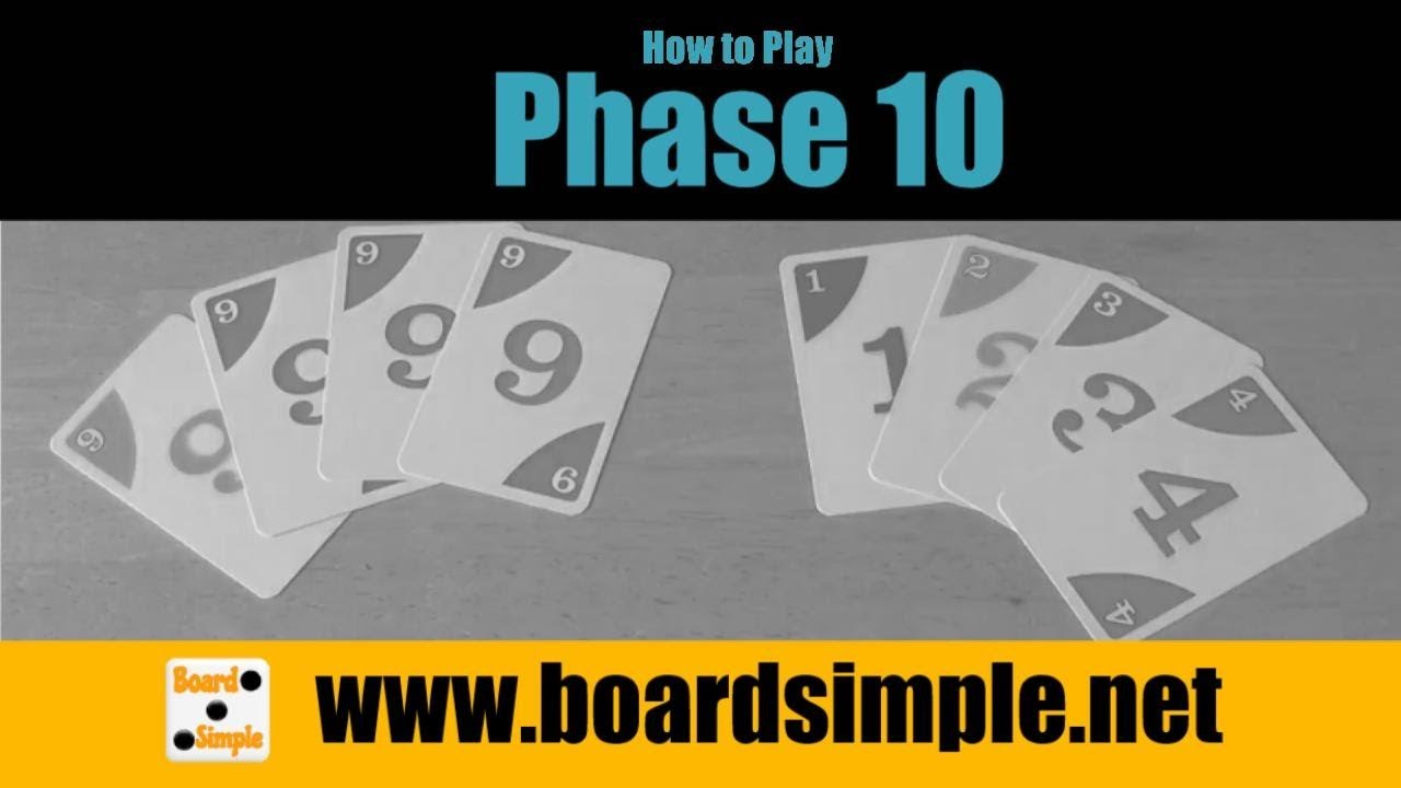 Phase 10 Game Rules & Instructions, How To Play Phase 10