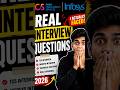 Actual TCS &amp; Infosys Technical Interview Questions | Freshers Must Watch