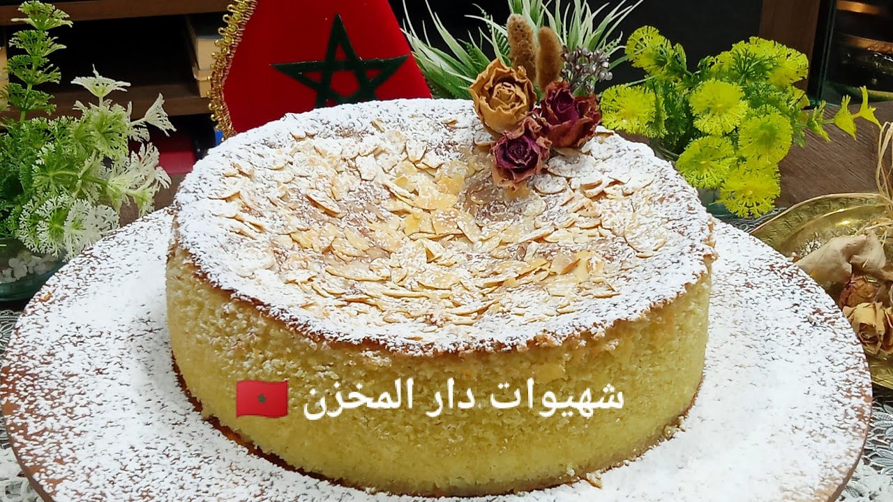 أموندين بالحامض🍋أحسن كيكة فالعالم للضيافة ولعراضات معلكة ودايبه دوباان بريحة الصيف صدمو بها البشار😂