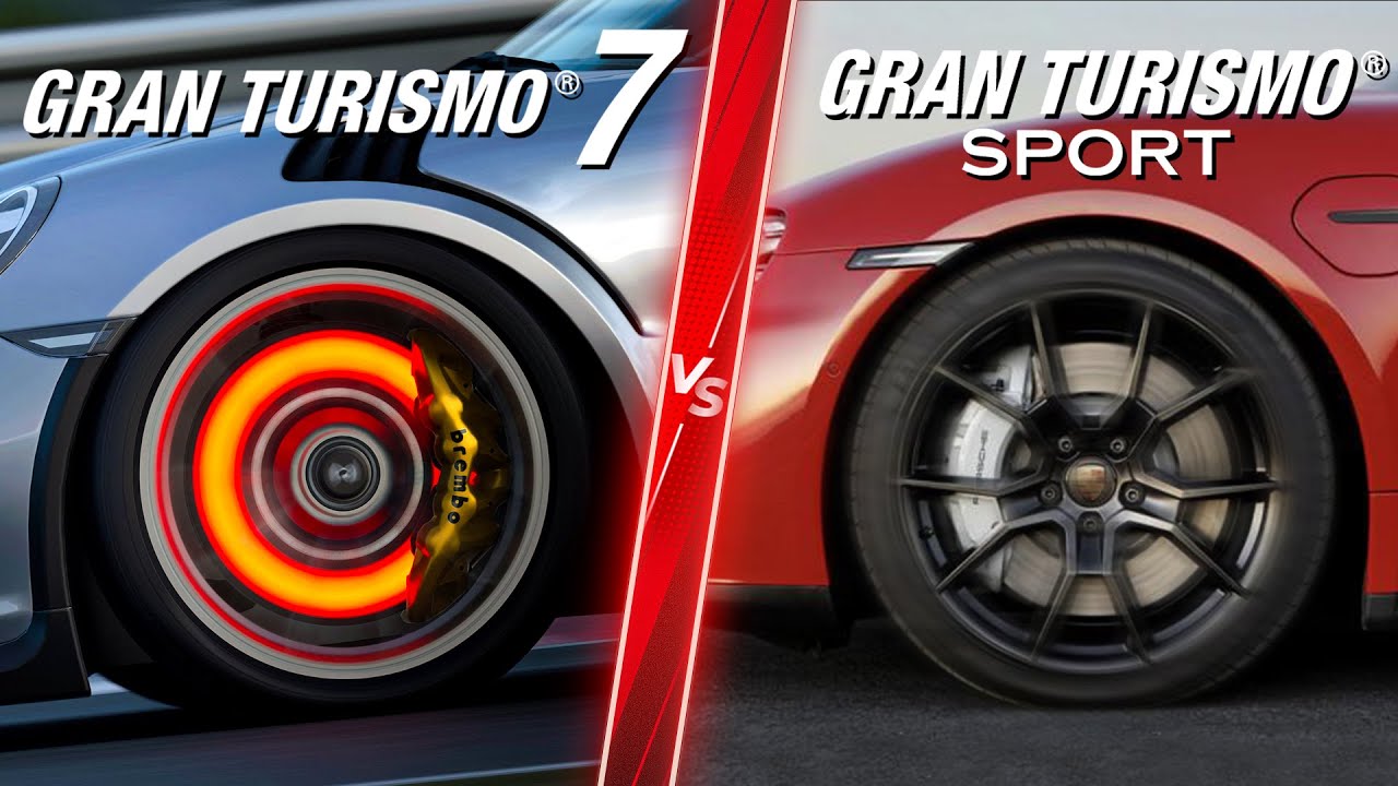 Gran Turismo 7 vs GT Sport - Direct Graphics Comparison (PS5 4K