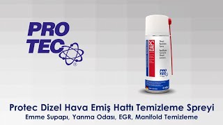 Protec Dizel Hava Emiş Hattı Temizleme Spreyi Egr Valf Temizleyici Diesel Applicator Spray